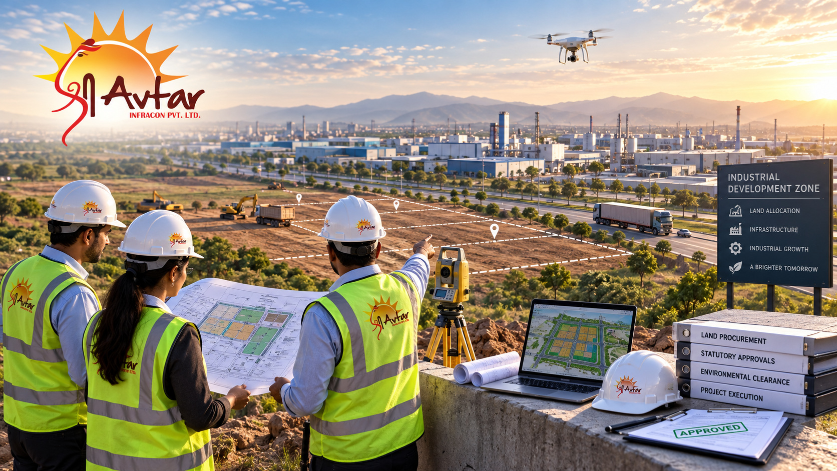 Industrial land and project development planning